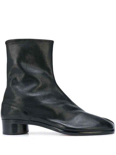 Maison Margiela Tabi 30mm Ankle Boots In Black