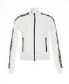 MIU MIU MIU MIU SIDE LOGO STRIPED JACKET