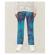 OFF-WHITE Ripstop tie-dye mid-rise cotton trousers