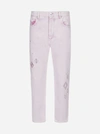 ISABEL MARANT ÉTOILE NEAB EMBROIDERED CROP JEANS