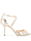 JIMMY CHOO EMSY 85MM SANDALS