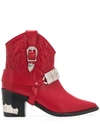 TOGA WESTERN ANKLE BOOTS