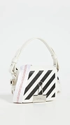 OFF-WHITE DIAGONAL BABY FLAP BAG