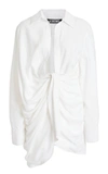 Jacquemus La Robe Bahia Cotton Shirt Dress In White