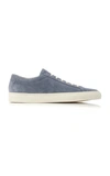 Common Projects Suede Original Achilles Low-top Sneakers In Blue