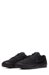 Nike Sb Zoom Stefan Janoski Canvas Rm Skate Shoe (black) In Black/ Black/ Black
