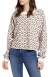 WILDFOX DECO HEARTS SWEATSHIRT,WLV6542L8