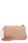 Allsaints Fetch Crossbody Bag In Snake Pink