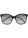 GUCCI BAMBOO-EFFECT SOFT-SQUARE SUNGLASSES