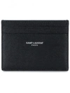 SAINT LAURENT Leather Credit Card Holder