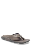 OLUKAI 'NUI' LEATHER FLIP FLOP,10239