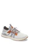 Olukai Mio Li Sneaker In Mist Grey/ White Fabric