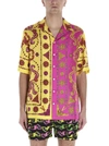 VERSACE VERSACE GRAPHIC PRINTED PATCHWORK SHIRT