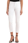 Mavi Jeans Ada Distressed Skinny Jeans In White Ripped Str