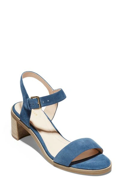 Cole Haan Grand Ambition Anette Sandal In Vintage Indigo Leather