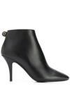 Ferragamo Joan Ankle Booties In Black