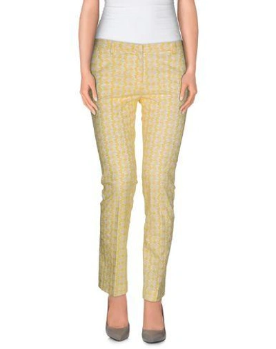 True Royal Casual Trousers In Yellow