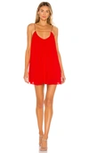 Superdown Sylvia Mini Dress In Red