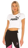 PUMA PUMA ESS T恤 – PUMA 白,PUMA-WS10