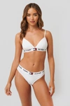 TOMMY HILFIGER Bikini Coordinate Cotton Trouseries White