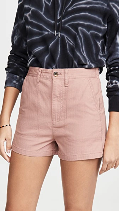 Madewell Camp Shorts In Faded Rosebud