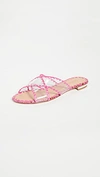 Schutz Aya Slide Sandal In Transparent Pink