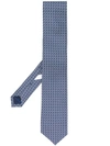 FERRAGAMO GANCINI-PRINT SILK TIE