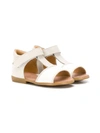 Pèpè Glittered Sandals In Neutrals