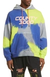 MARCELO BURLON COUNTY OF MILAN COUNTY 3000 TIE DYE HOODIE,CMBB040S20FLE0058420