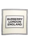 BURBERRY BOX SILK SQUARE SCARF,8029817