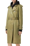 BURBERRY OBAN DOUBLE BREASTED TRENCH RAINCOAT,8026490