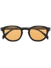 David Beckham Eyewear Rectangular Frame Sunglasses In Black
