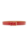 ANDERSON'S Croc-Effect Glazed Leather Belt ,749848