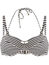 Marlies Dekkers Striped Push-up Bikini Top In Blue