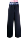 NATASHA ZINKO MULTI-WAIST DETAIL PALAZZO PANTS