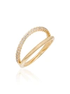 KIMAI 18K YELLOW GOLD DIAMOND ALLY RING