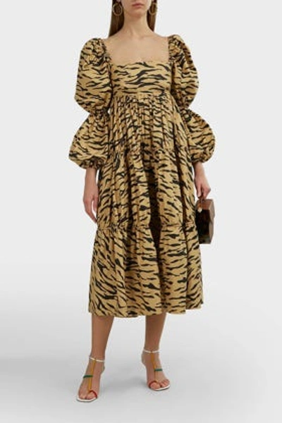 Rejina Pyo Nola Tiered Tiger-print Dress In Animal