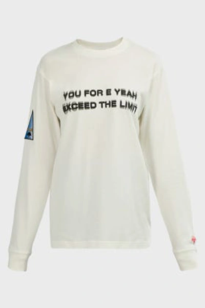 Adidas Originals By Alexander Wang Flex 2 Club Long-sleeve T-shirt, L In White