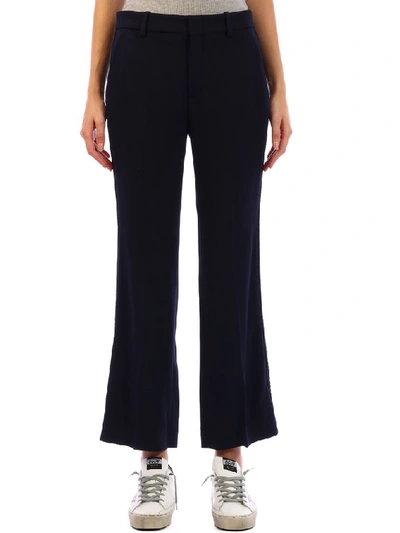 Gucci Bootcut Wide Leg Trousers In Blue