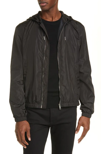 Givenchy Men's Logo Graphic Print Windbreaker In Black
