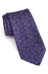 JOHN VARVATOS FLORAL SILK TIE,N503W1B-BSOB