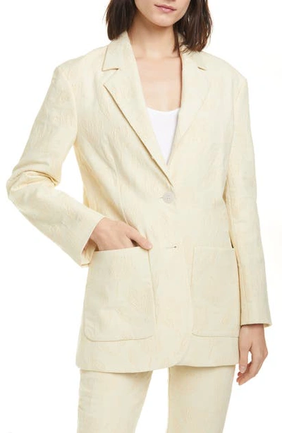 Stine Goya Bass Cloque Blazer In Tulips