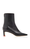 Aeyde Ivy Leather Ankle Boots In Black