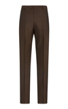 HUSBANDS PARIS DELON WOOL-MOHAIR TROUSERS,773202