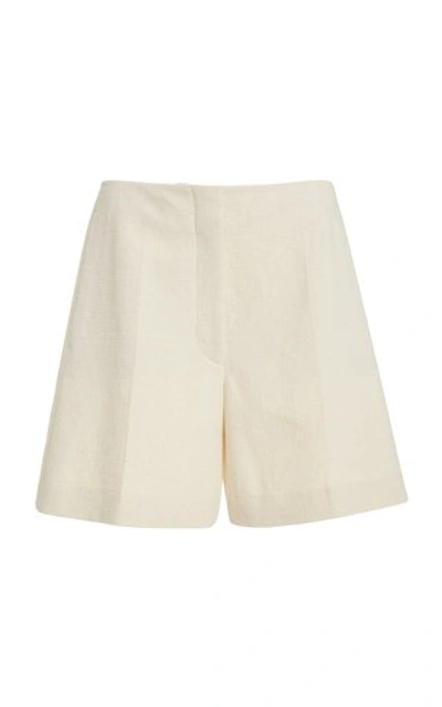 Joseph Tallin Cotton-canvas Shorts In White