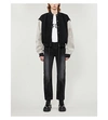 FEAR OF GOD Panelled wool and leather varsity jacket