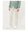 CANALI REGULAR-FIT STRAIGHT STRETCH-COTTON TROUSERS