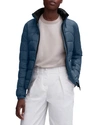 Canada Goose Abbott Packable Hooded 750 Fill Power Down Jacket In Blue