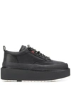 DIESEL LOW-TOP FLATFORM SNEAKERS