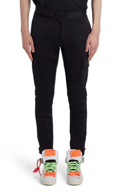 Off-white Soft Scuba Lounge Pants In Black Black